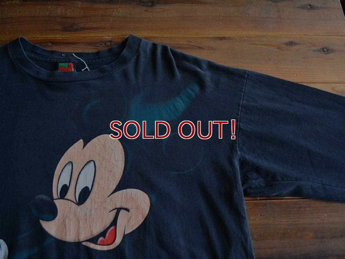 画像5: 1990s Mickey Mouse L/S Tシャツ　 表記L  (5)