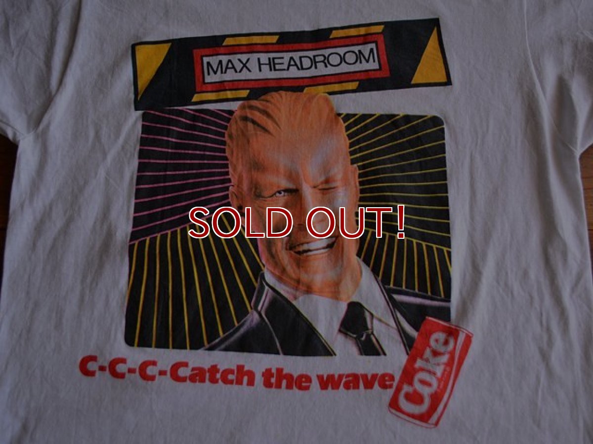 画像5: 1980s MAX HEADROOM KEG ROLL 1988 Tシャツ　 表記M  (5)