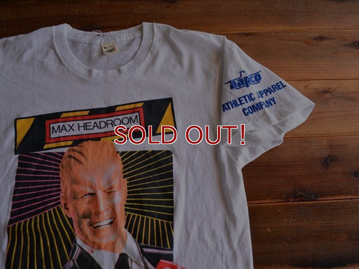 画像4: 1980s MAX HEADROOM KEG ROLL 1988 Tシャツ　 表記M  (4)