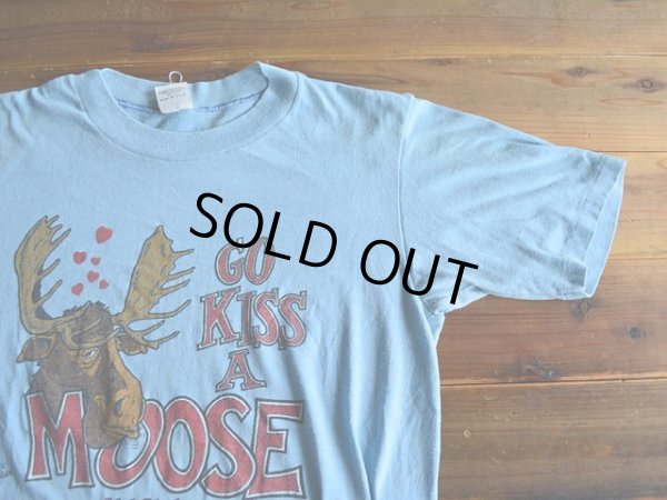 画像5: 1980s GO KISS A MOOSE ALASKA Tシャツ　 表記M 