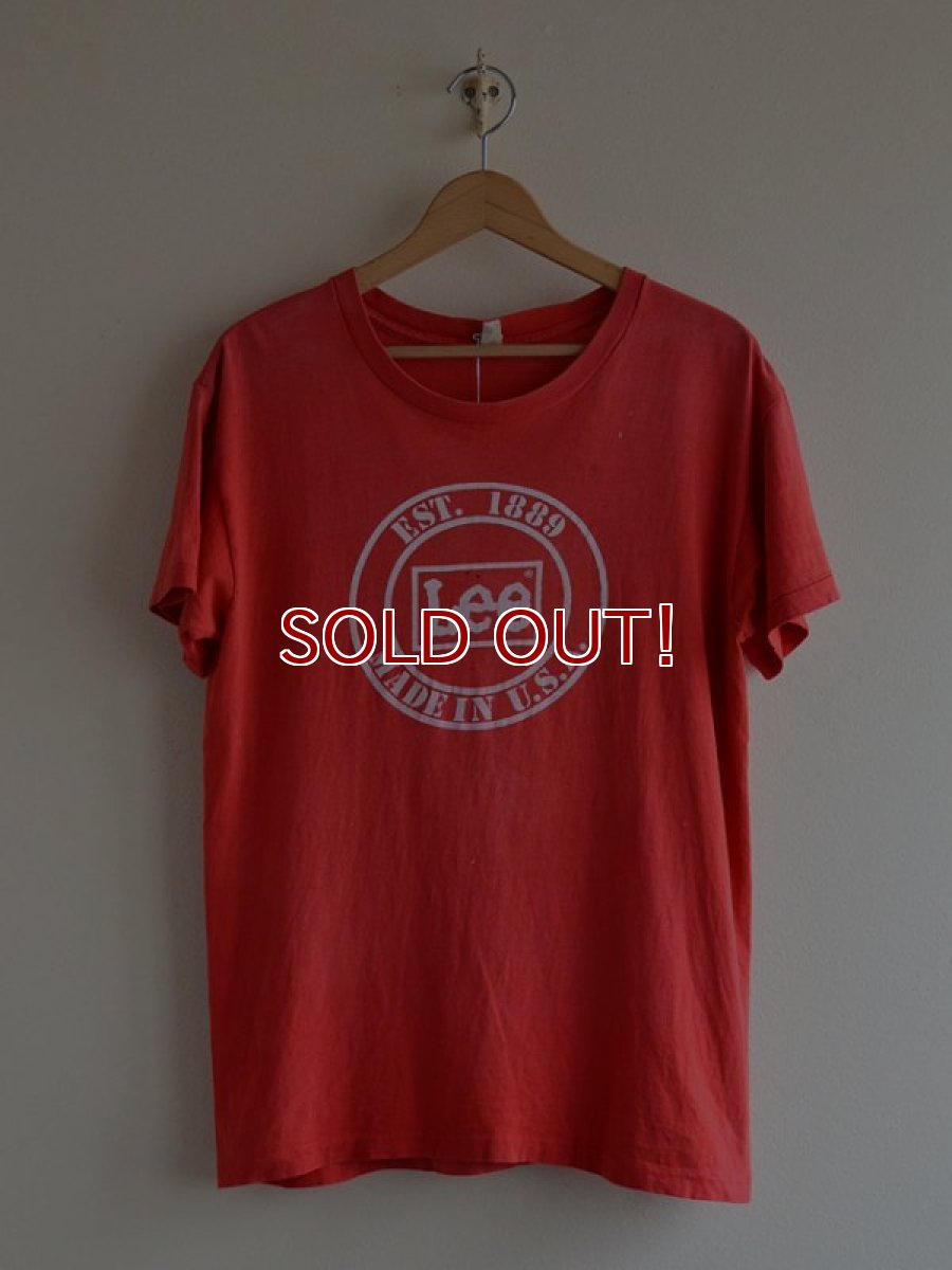 画像1: 1970s〜 Lee ロゴTシャツ　 表記M  (1)
