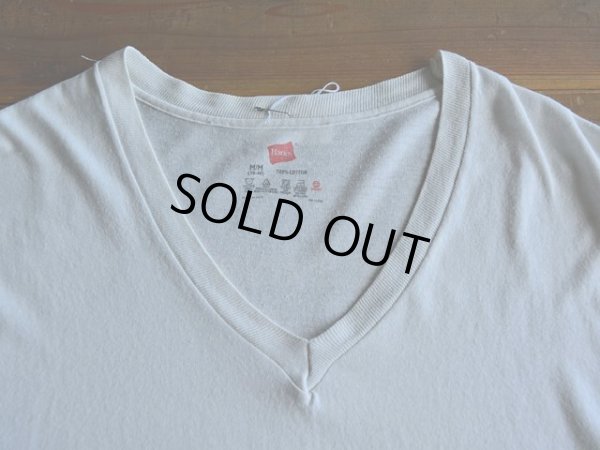 画像3: Hanes VネックTシャツ  表記M