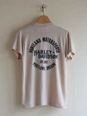 画像2: 1980s Harley-Davidson PORTLAND MOTORSPORTS Tシャツ　 表記M  (2)