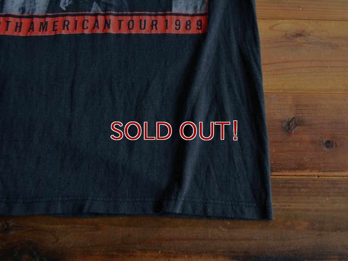 画像8: 1980s The Rolling Stones STEEL WHEELS 1989 Tour Tシャツ　 表記L  (8)