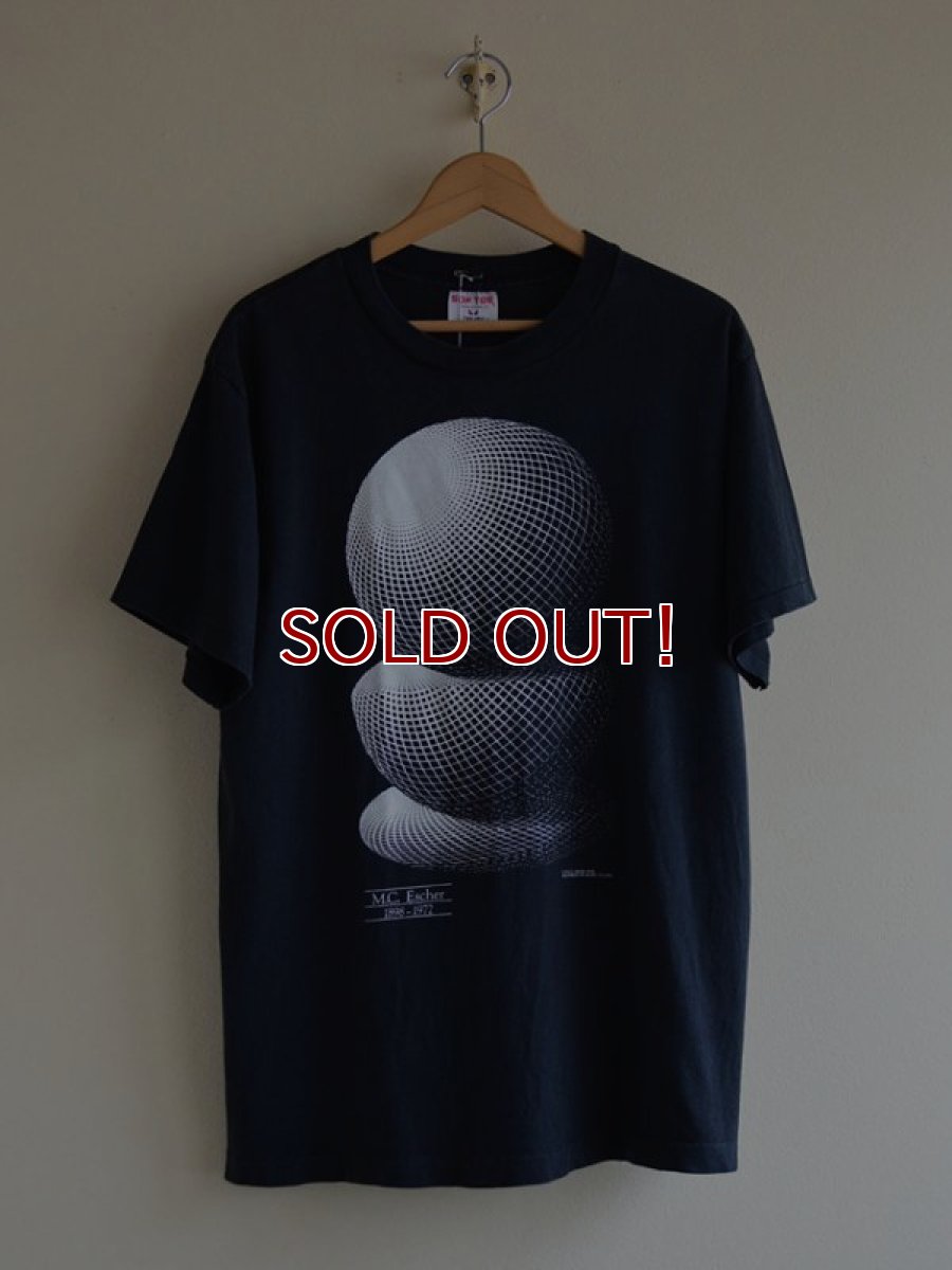 画像1: 1990s M.C. ESCHER Tシャツ　 表記L  (1)