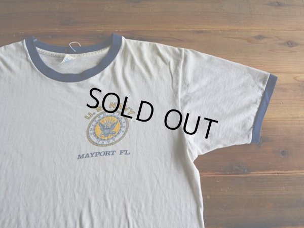 画像5: 1970s ARTEX US.NAVY リンガーTシャツ　 表記L 