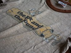 画像6: 1980s Walt Disney「きつねと猟犬」杢リンガーTシャツ　 表記S  (6)