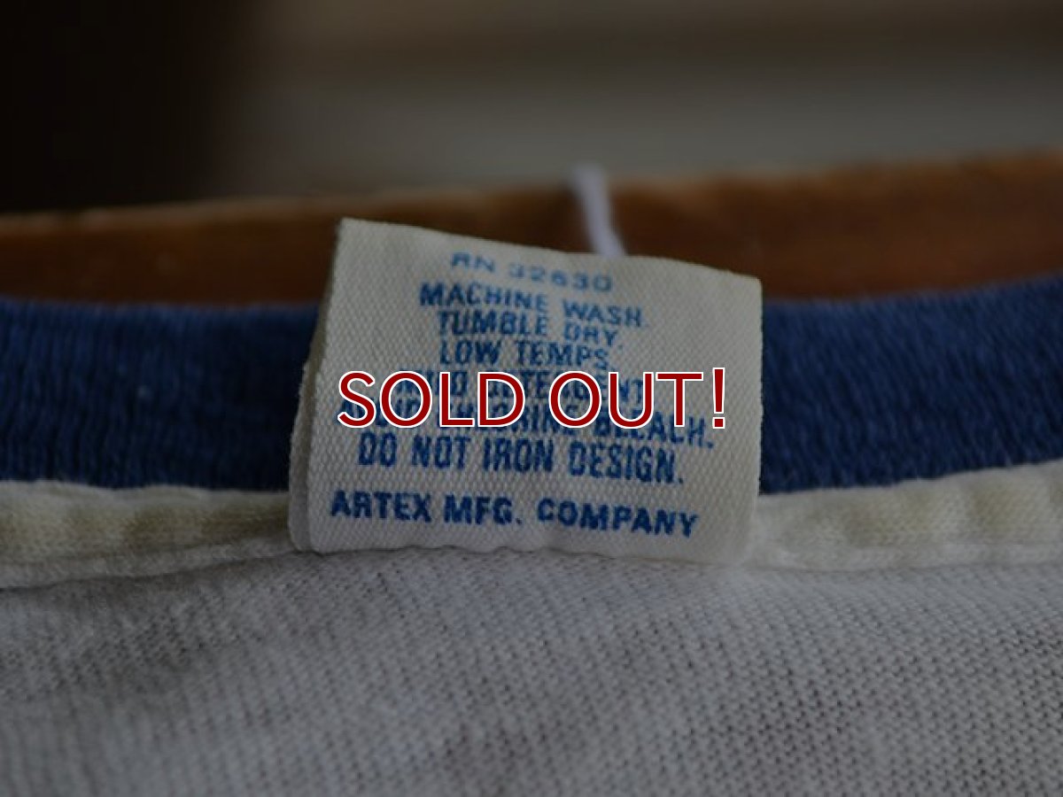 画像4: 1970s ARTEX US.NAVY リンガーTシャツ　 表記L  (4)