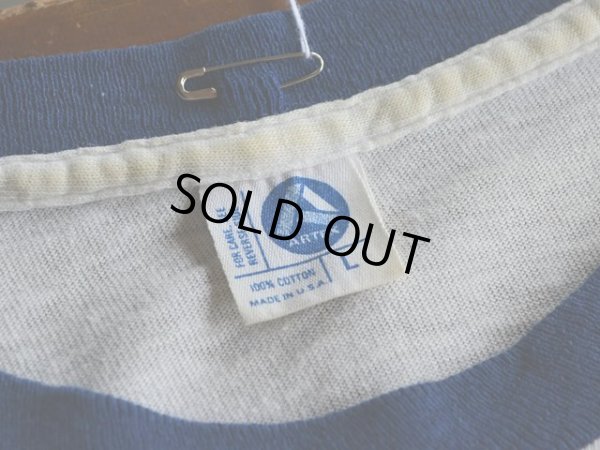 画像3: 1970s ARTEX US.NAVY リンガーTシャツ　 表記L 