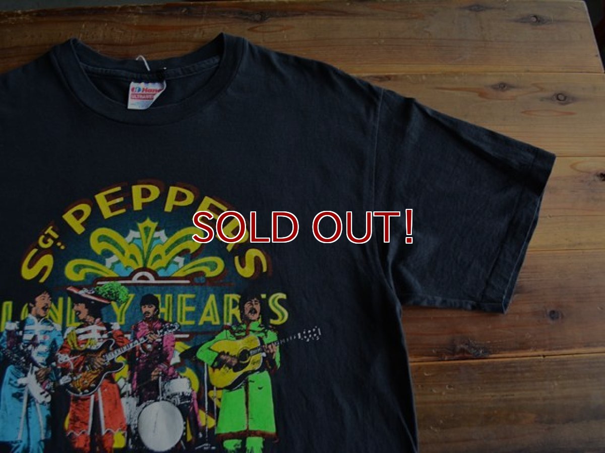 画像4: 1990s THE BEATLES Sgt.Pepper's Lonely Hearts Club Band 25TH ANNIVERSARY Tシャツ　 表記L  (4)