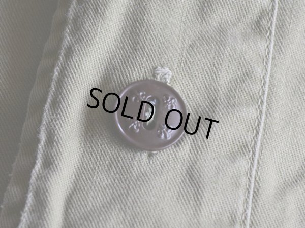 画像5: 1960s BOY SCOUTS マチ付きノーカラーシャツ　 実寸L-XL 