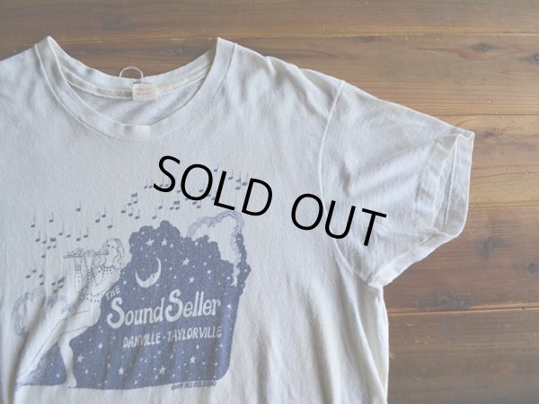 画像5: 1970s Hanes The Sound Seller Tシャツ  表記L
