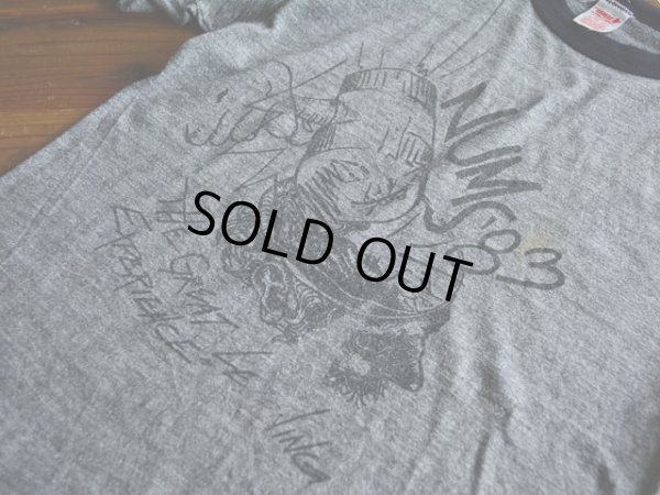 画像5: 1980s NUMS'83 杢リンガーTシャツ　 表記L 