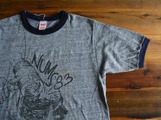 画像4: 1980s NUMS'83 杢リンガーTシャツ　 表記L  (4)