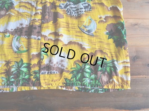 画像5: 1970s-80s MAC HENRY レーヨンアロハシャツ　 表記M 