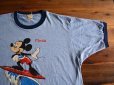 画像4: 1980s Mickey Mouse Surfing 杢リンガーTシャツ　 DEAD STOCK!!　 表記XL 