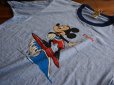 画像5: 1980s Mickey Mouse Surfing 杢リンガーTシャツ　 DEAD STOCK!!　 表記XL 