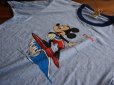 画像5: 1980s Mickey Mouse Surfing 杢リンガーTシャツ　 DEAD STOCK!!　 表記XL 