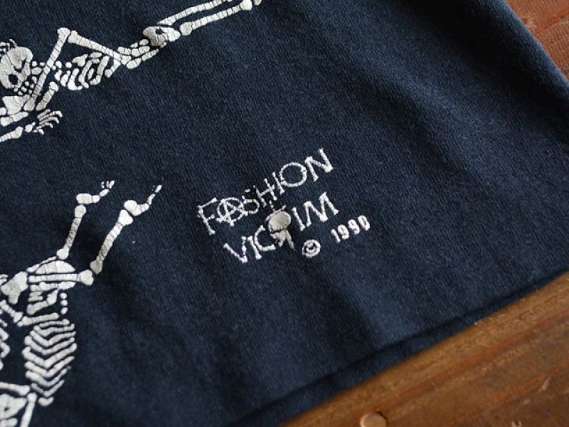 1990s FASHIONVICTIM スカル四十八手Tシャツ 実寸L - 古着屋HamburgCafe