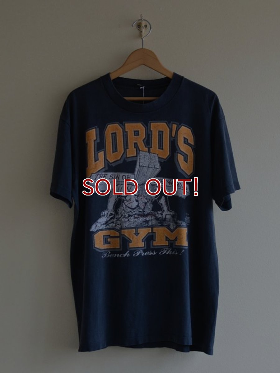 画像1: 1990s LORD'S GYM Tシャツ　 実寸L-XL  (1)