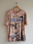 画像1: 1990s TEXAS タイダイマップTシャツ　<br>表記L<br> (1)