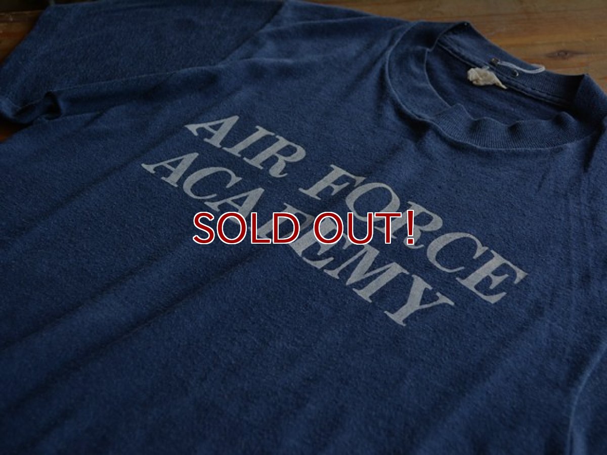 画像6: 1980s AIR FORCE ACADEMY Tシャツ　 実寸SM  (6)