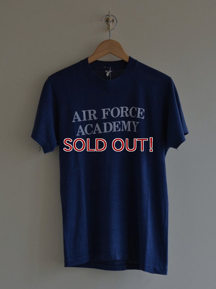画像1: 1980s AIR FORCE ACADEMY Tシャツ　 実寸SM  (1)