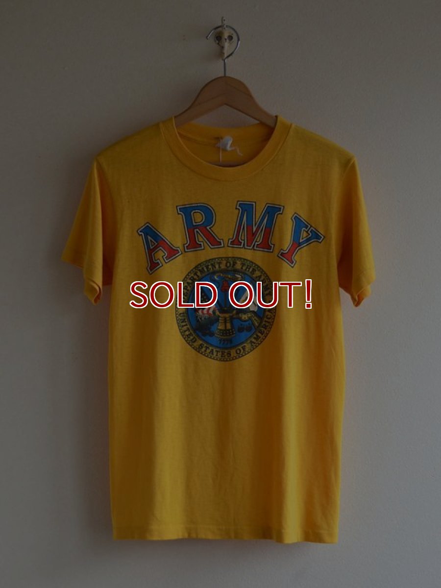 画像1: 1980s US.ARMY Tシャツ　 実寸SM  (1)