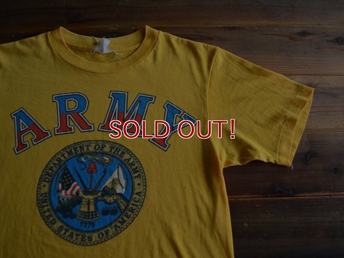 画像4: 1980s US.ARMY Tシャツ　 実寸SM  (4)