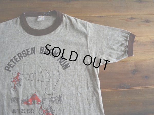 画像4: 1980s PETERSEN BARN RUN 杢リンガーTシャツ　 表記M 
