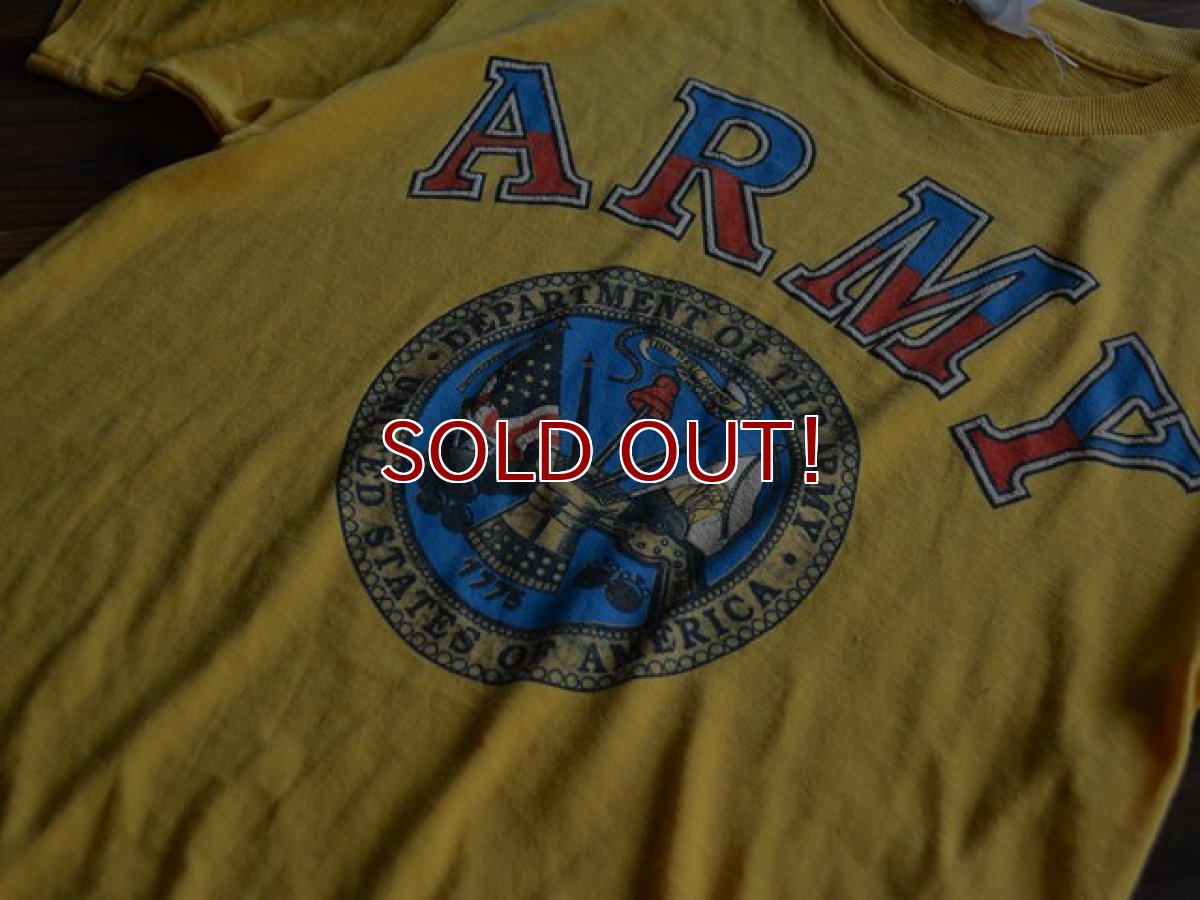 画像5: 1980s US.ARMY Tシャツ　 実寸SM  (5)