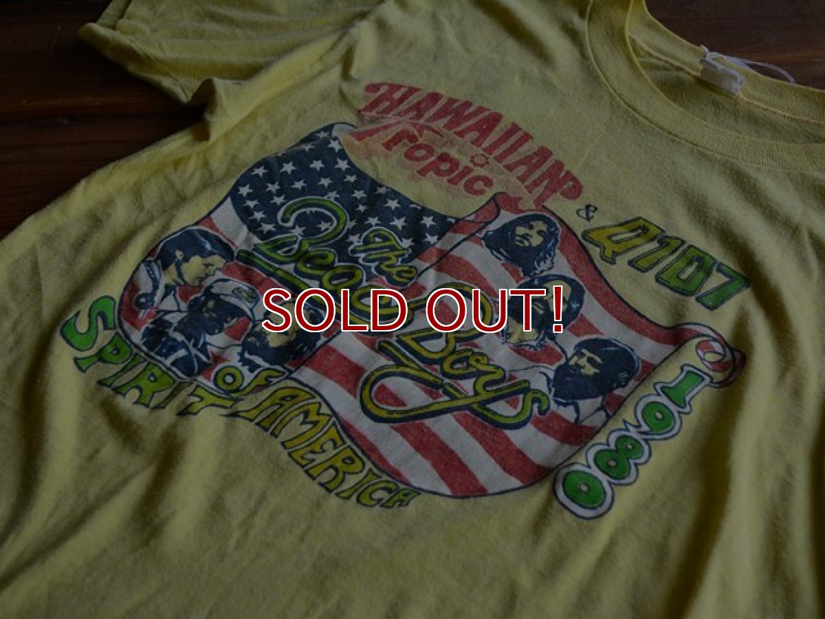 画像5: 1980s Hawaiian Tropic&Q107 The Beach Boys Spirit of America Tシャツ　 実寸ML  (5)