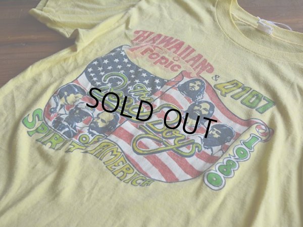 画像5: 1980s Hawaiian Tropic&Q107 The Beach Boys Spirit of America Tシャツ  実寸ML