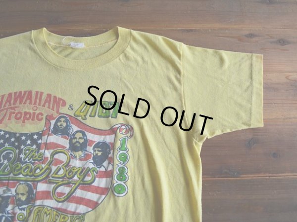 画像4: 1980s Hawaiian Tropic&Q107 The Beach Boys Spirit of America Tシャツ  実寸ML