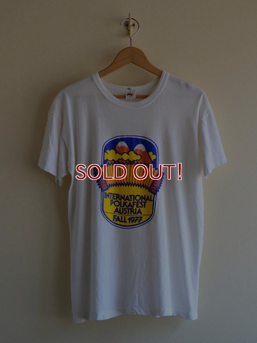 画像1: 1970s INTERNATIONAL POLKAFEST Tシャツ　 表記L  (1)