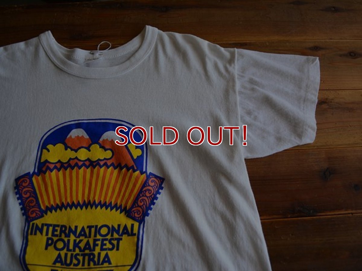 画像4: 1970s INTERNATIONAL POLKAFEST Tシャツ　 表記L  (4)