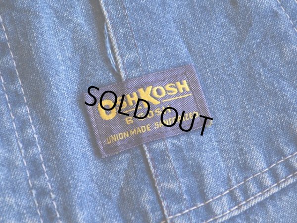 画像3: 1970s OSHKOSH デニムオーバーオール　 表記w34 