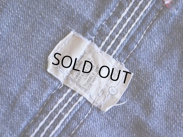 画像10: 1960s UNION MADE デニムオーバーオール  実寸w39