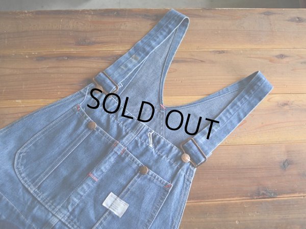 画像5: 1970s BIG MAC デニムオーバーオール　 実寸w34 