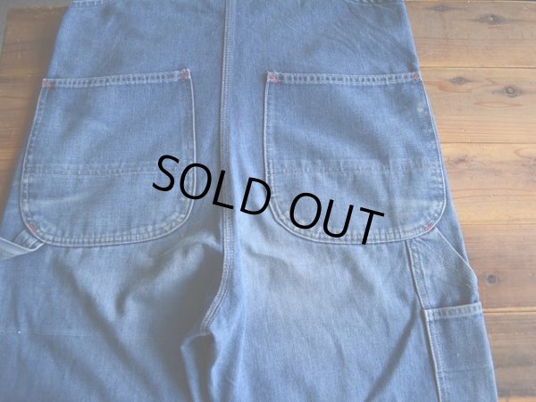 画像10: 1970s BIG MAC デニムオーバーオール　 実寸w34 