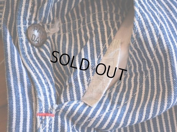 画像8: 1950s PAY DAY ヒッコリーオーバーオール  実寸w37