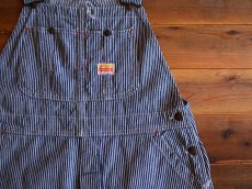 画像6: 1950s PAY DAY ヒッコリーオーバーオール　 実寸w37  (6)