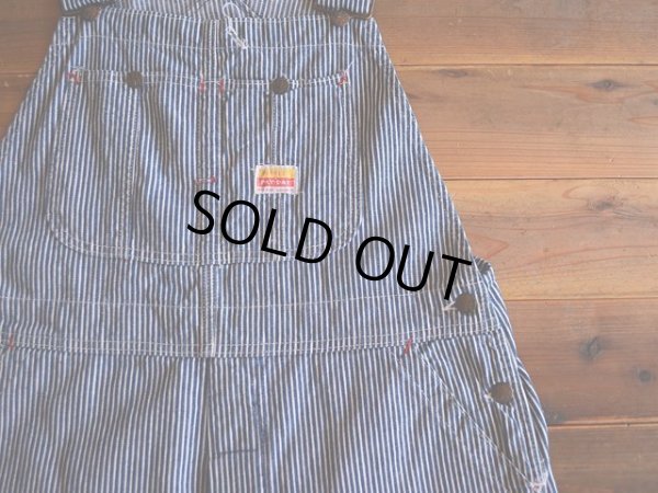 画像6: 1950s PAY DAY ヒッコリーオーバーオール  実寸w37