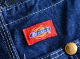 画像3: 1990s Dickies デニムオーバーオール　 表記w38 