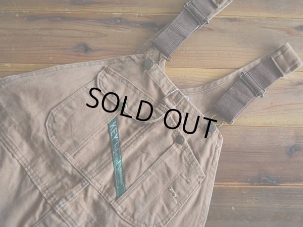 画像5: 1980s KEY Imperial ダブルニーダックオーバーオール　 表記w38 