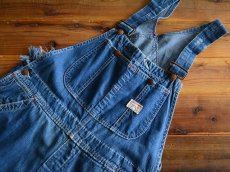 画像5: 1960s BIG MAC デニムオーバーオール　 実寸w34  (5)