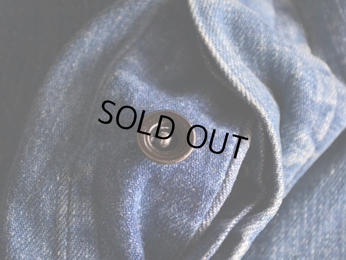 画像8: 1960s BIG MAC デニムオーバーオール　 実寸w34  (8)