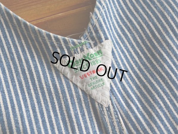 画像11: 1980s OSHKOSH ヒッコリーオーバーオール　 表記w36 