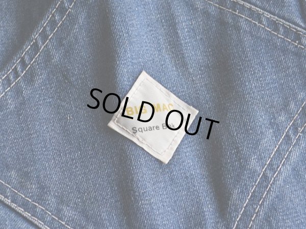 画像10: 1970s BIG MAC デニムオーバーオール　 実寸w38 