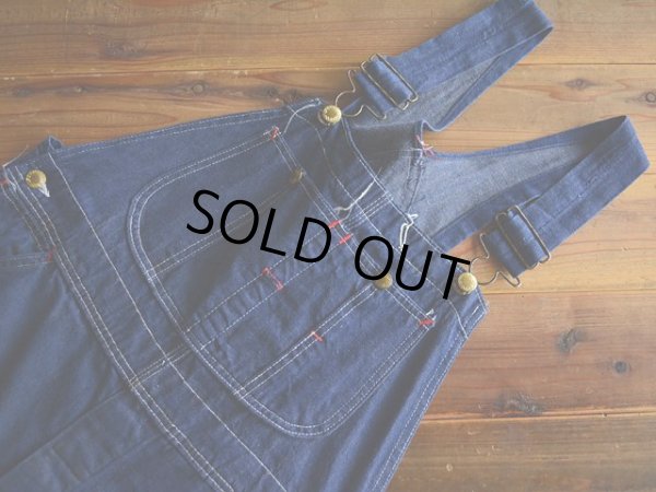 画像4: 1960s UNION MADE デニムオーバーオール  実寸w33